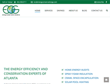 Tablet Screenshot of energyconservationga.com